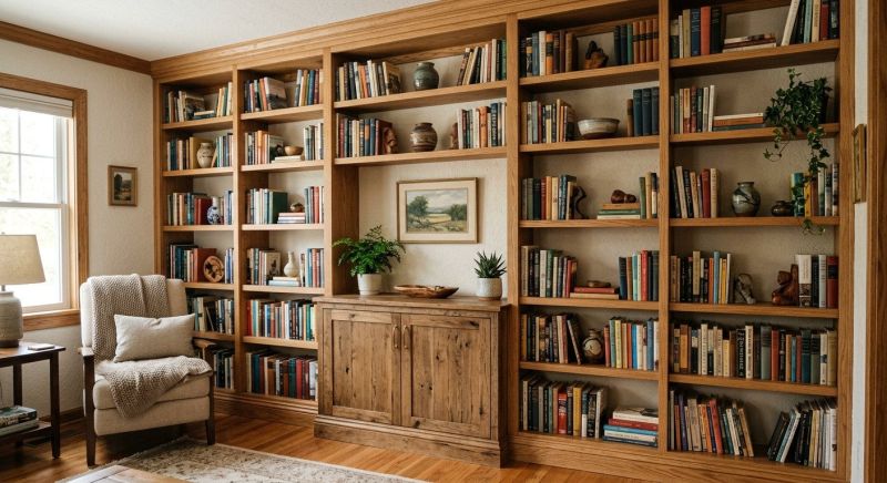 Built In Bookshelves Installation in Charlotte, NC
