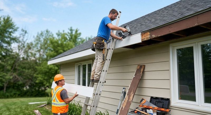 Garage Fascia Replacement in Alpharetta, GA