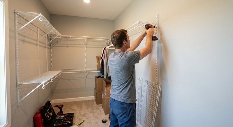 Closet Shelving Installation in Raleigh, NC