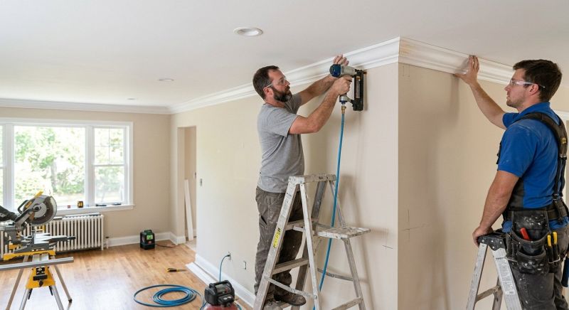 Crown Molding Installation in Kansas City, KS