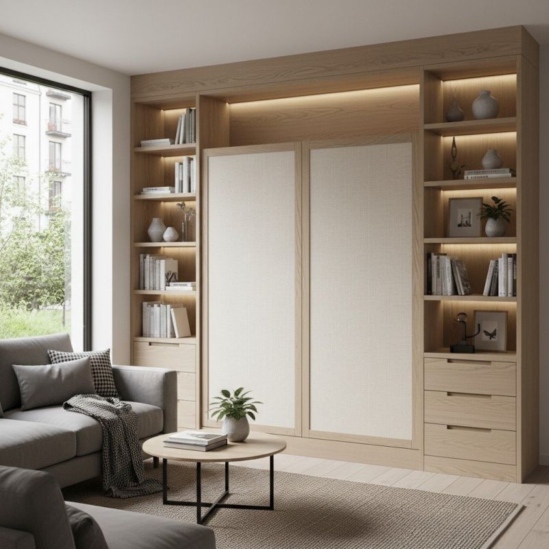Custom Bookcase Installation in Charlotte, NC