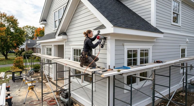 Exterior Trim Work in Conroe, TX