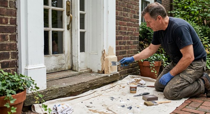 Exterior Window Molding Repair in Conroe, TX