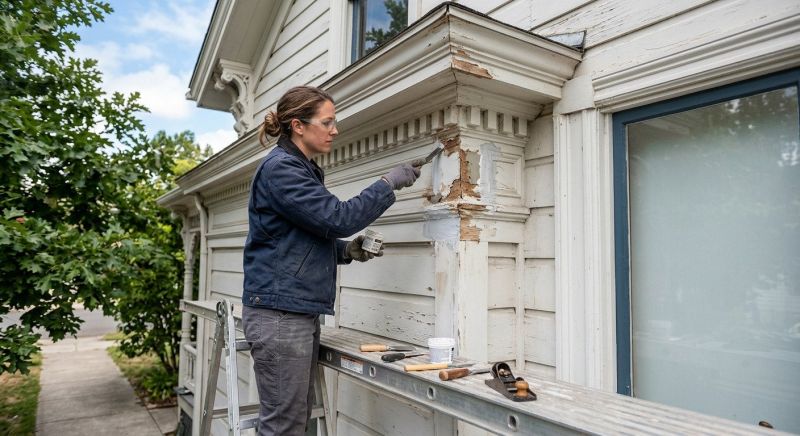 Exterior Window Molding Repair in Alpharetta, GA