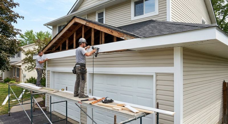 Garage Fascia Replacement in Overland Park, KS