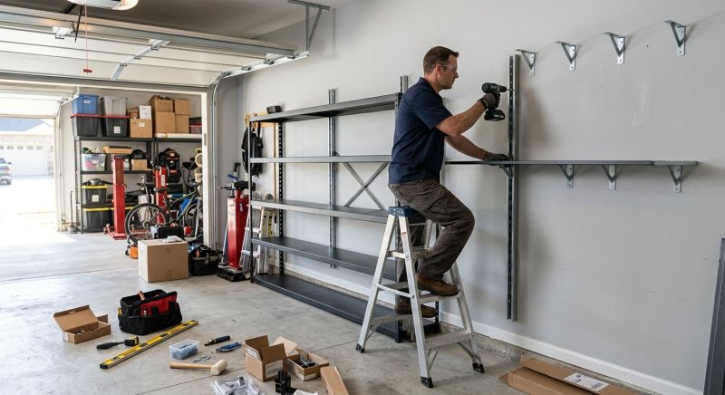 Garage Shelves Installation in Fairfax, VA