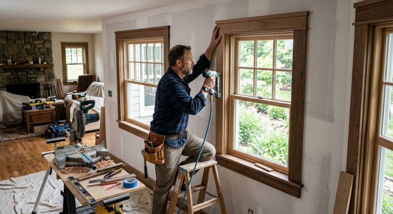 Interior Trim Work in Wilmington, NC