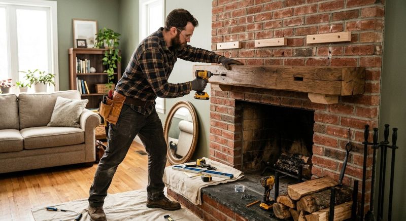 Mantel Installation Service in Wilmington, NC
