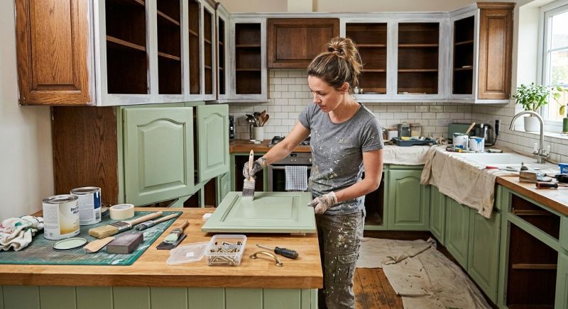 Oak Cabinet Remodeling in Dayton, OH