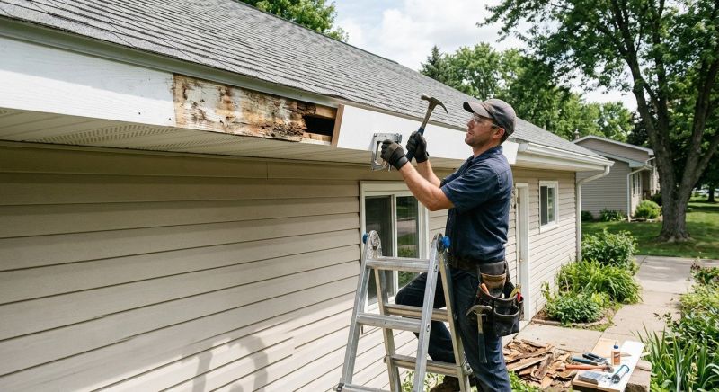 Rotted Fascia Repair in Conroe, TX