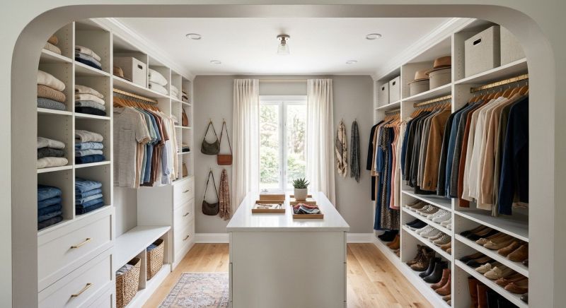 Walk In Closet Remodeling in Raleigh, NC